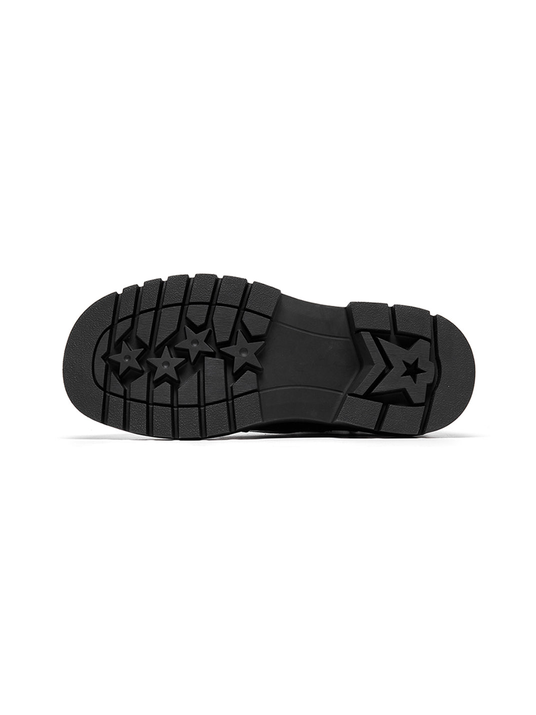 Black Side-Zip Lace-Up Combat Boots