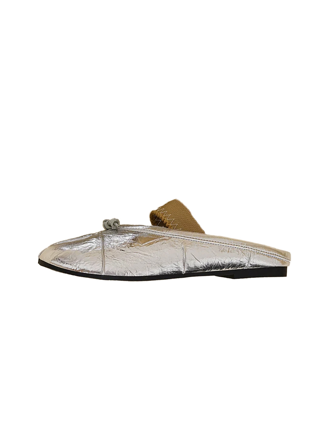 Minimal Split-Toe Open-Back Flats