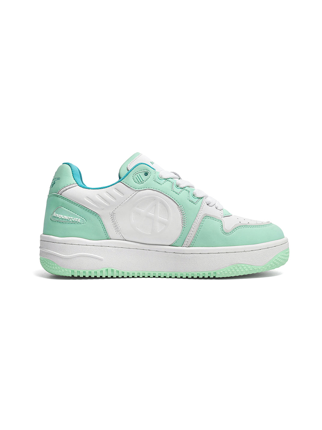 Circle-Logo Colorblock Skate Sneakers