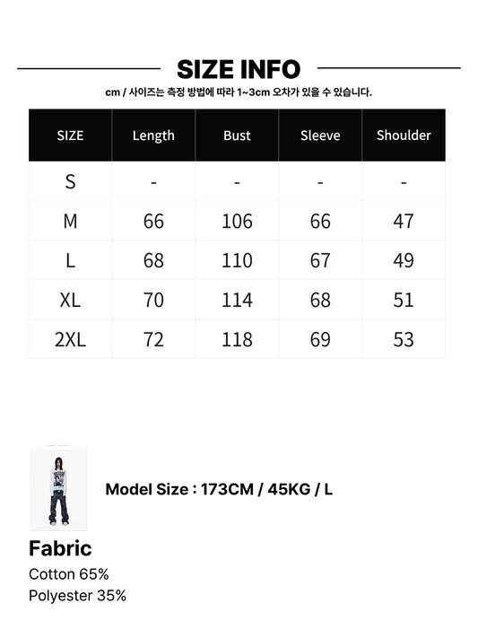 Punk Print Long-sleeve T-shirt