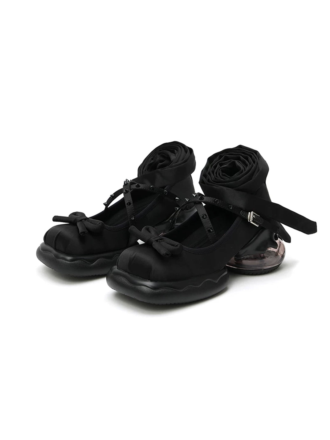 Bow-Strap Platform Mary Jane Shoes