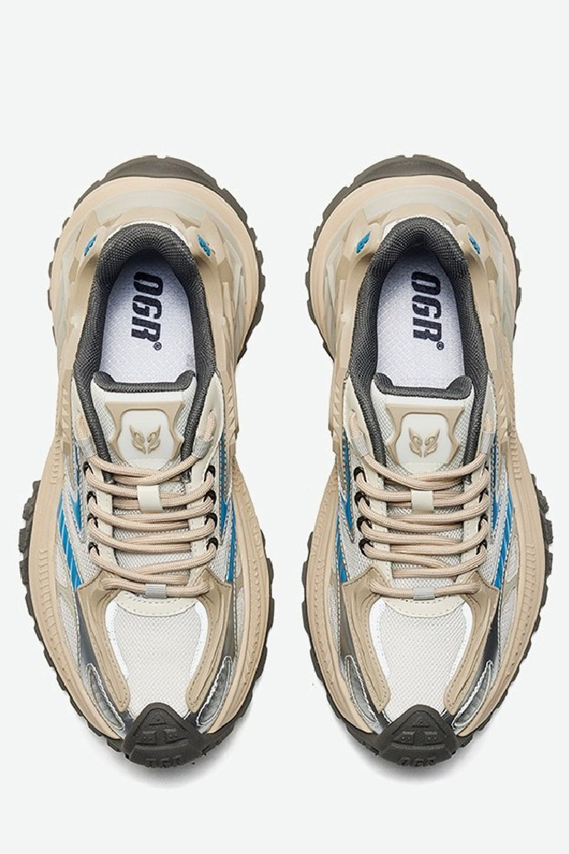 Rattlesnake Series Silver Running Dad Sneakers - EU Only