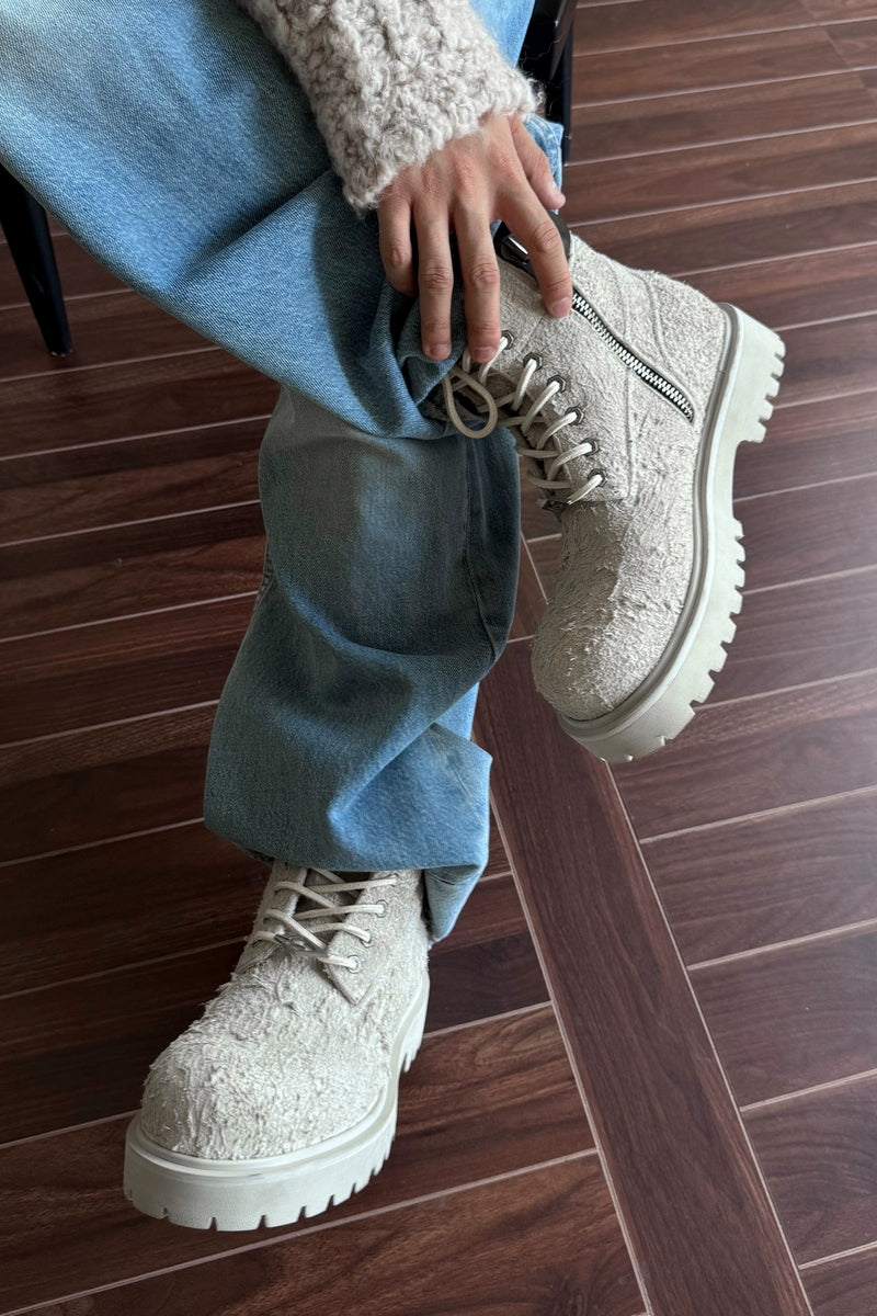 Terra Incognita Suede Lug-Sole Combat Boots