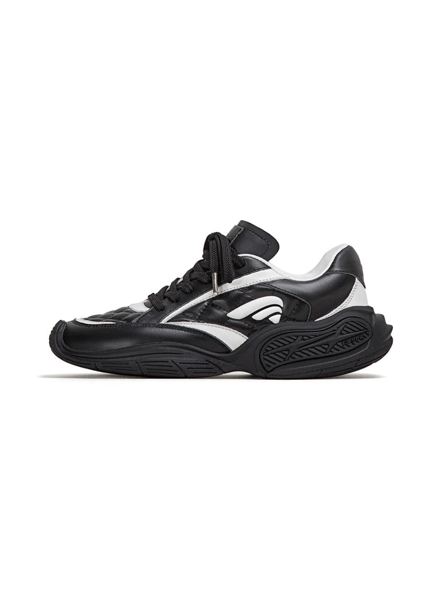 Quilted-Panel Low-Profile Sport Sneakers