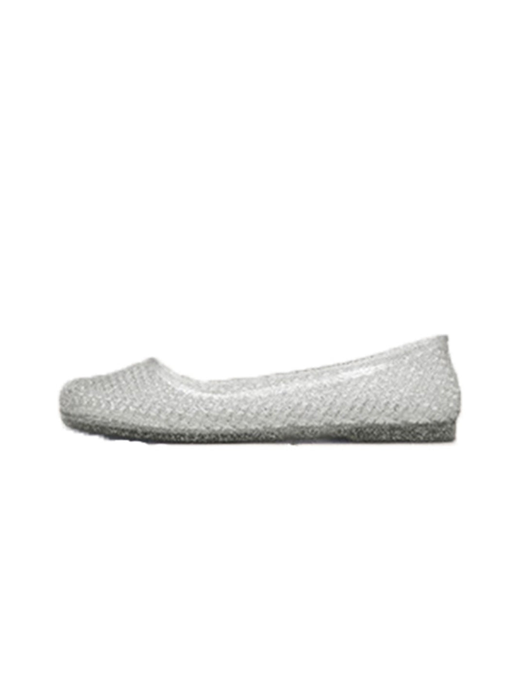 Glitter Mesh Jelly Ballet Flats