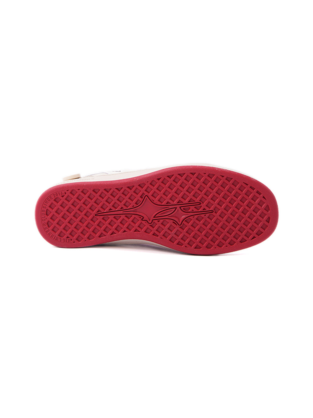 Red-Accent Retro Training Sneakers