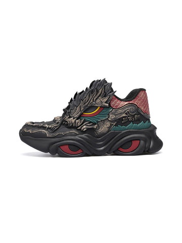 Dragon Crest Chunky Runner Sneakers