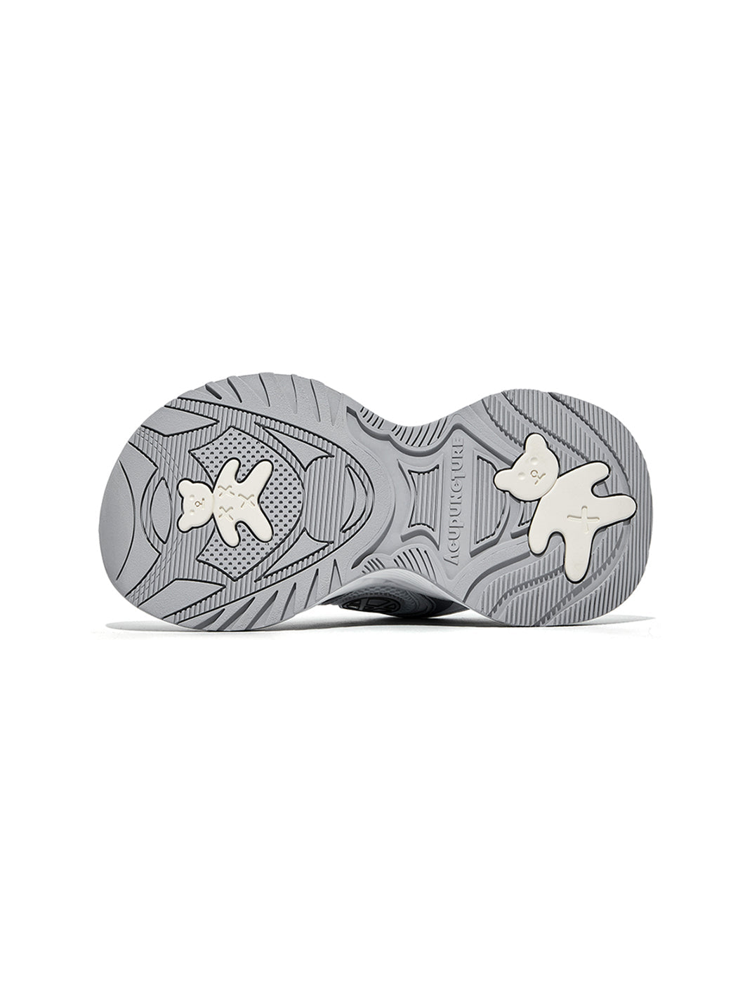 Silver Wave Chunky Dad Sneakers