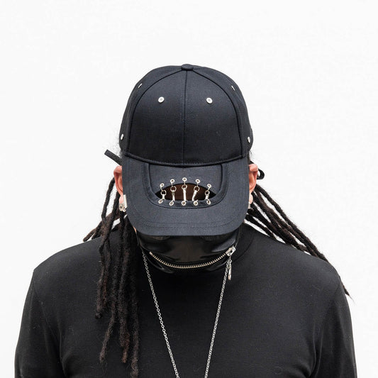 INSIDE OUT Chained Cut-Out Cap