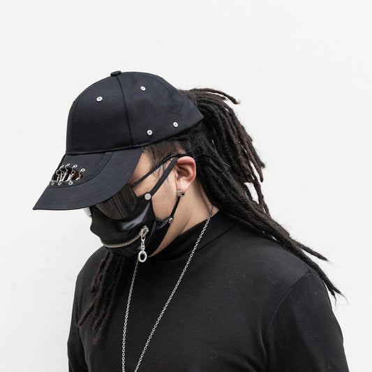 INSIDE OUT Chained Cut-Out Cap