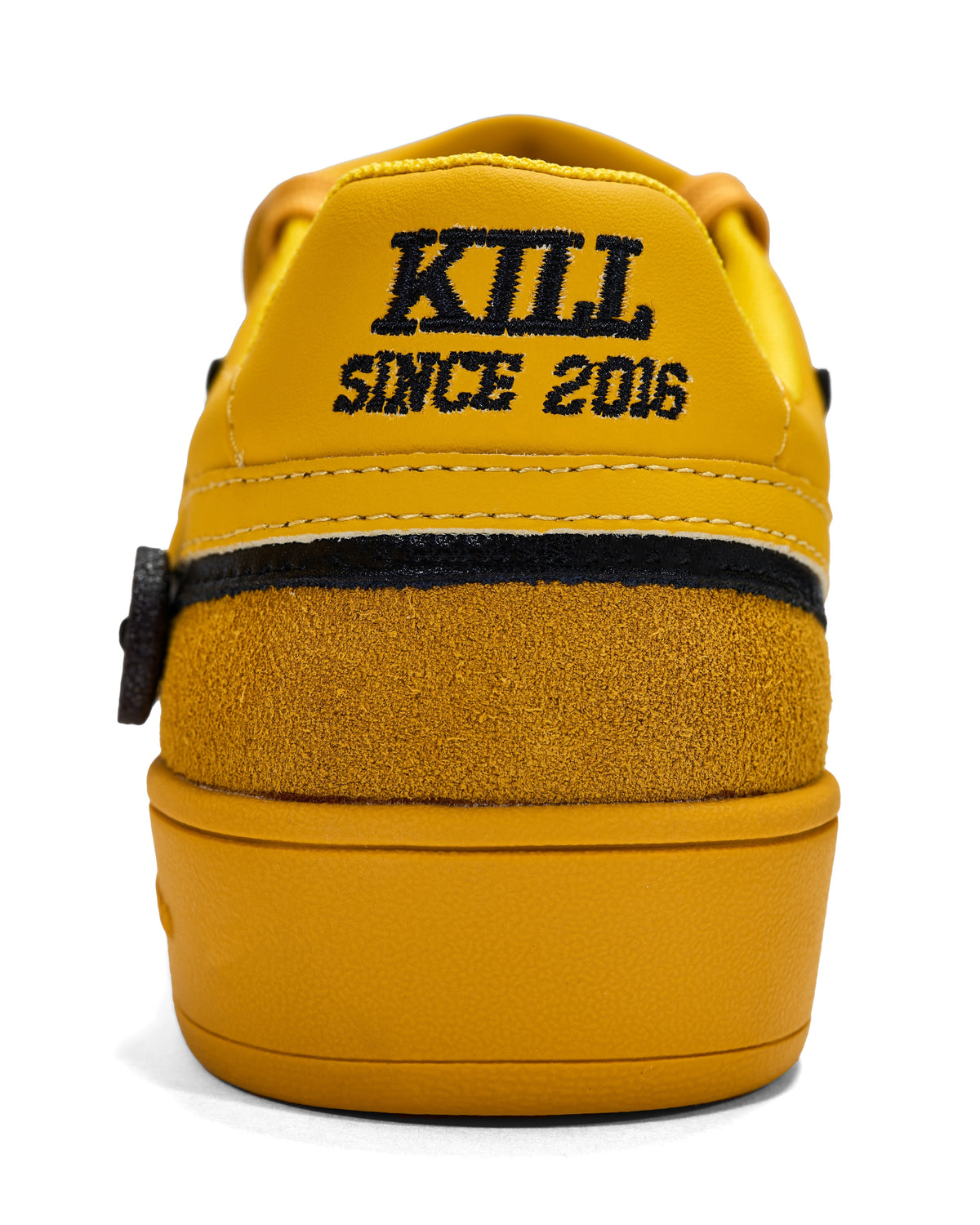 Yellow Graphic Retro Trainer Sneakers