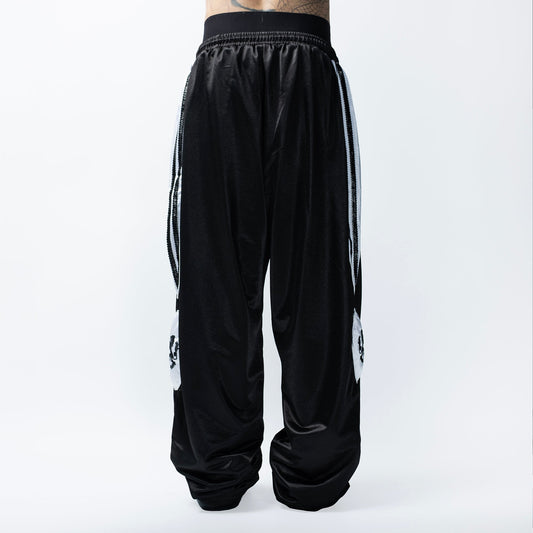 FVVO Wild Spirit Wolf Embroidered Pants