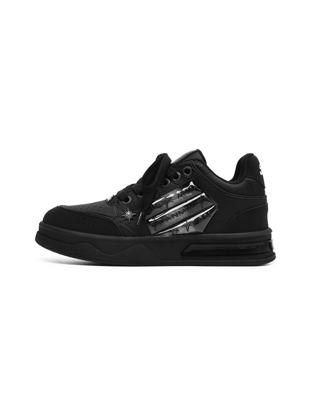 Star-Studded Gothic Sneakers