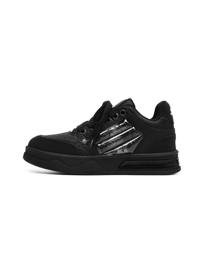 Star-Studded Gothic Sneakers
