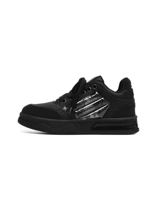 Star-Studded Gothic Sneakers