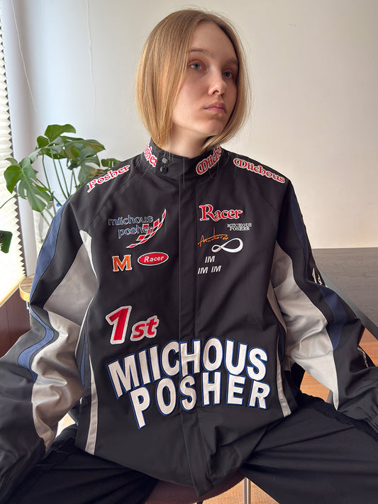 Racing Full-Embroidery Heated Padded Jacket