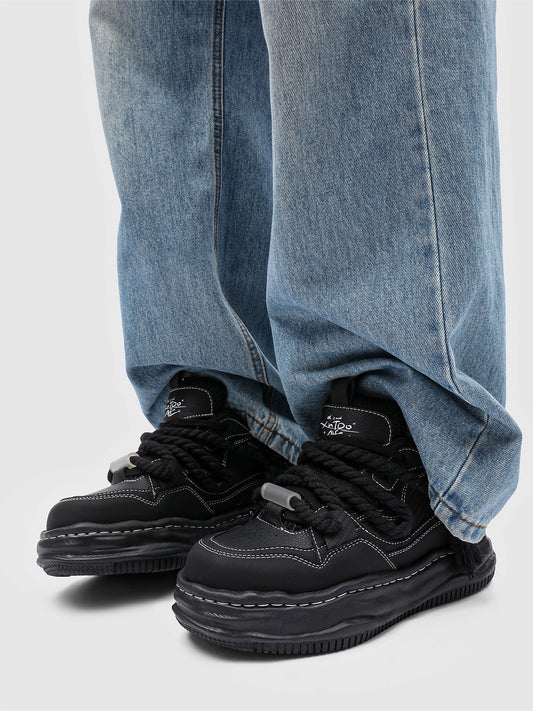7CM Wavy Platform Sneakers
