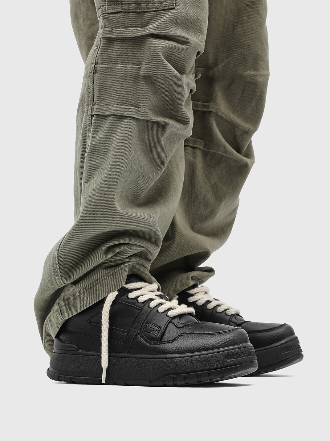 Rope Lace Chunky Platform Sneakers