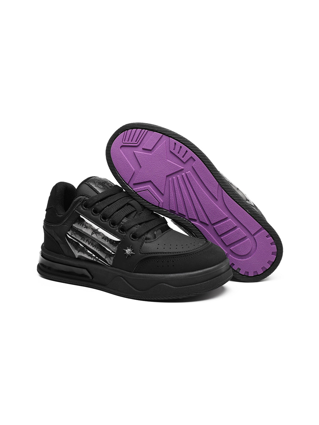 Star-Studded Gothic Sneakers