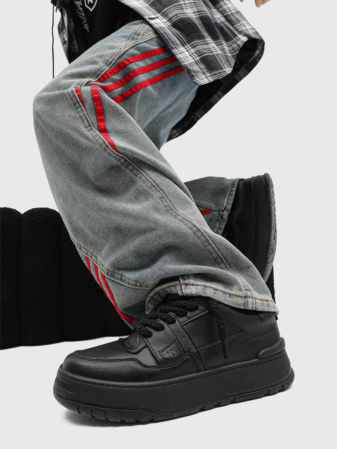 Rope Lace Chunky Platform Sneakers