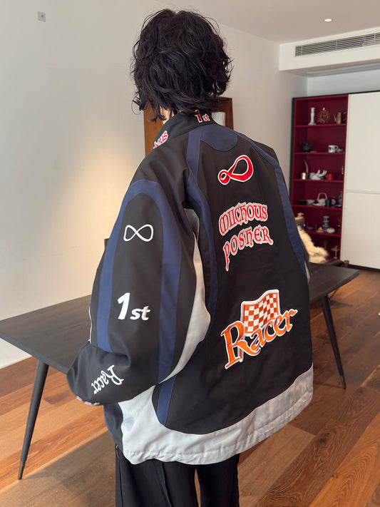 Racing Full-Embroidery Heated Padded Jacket