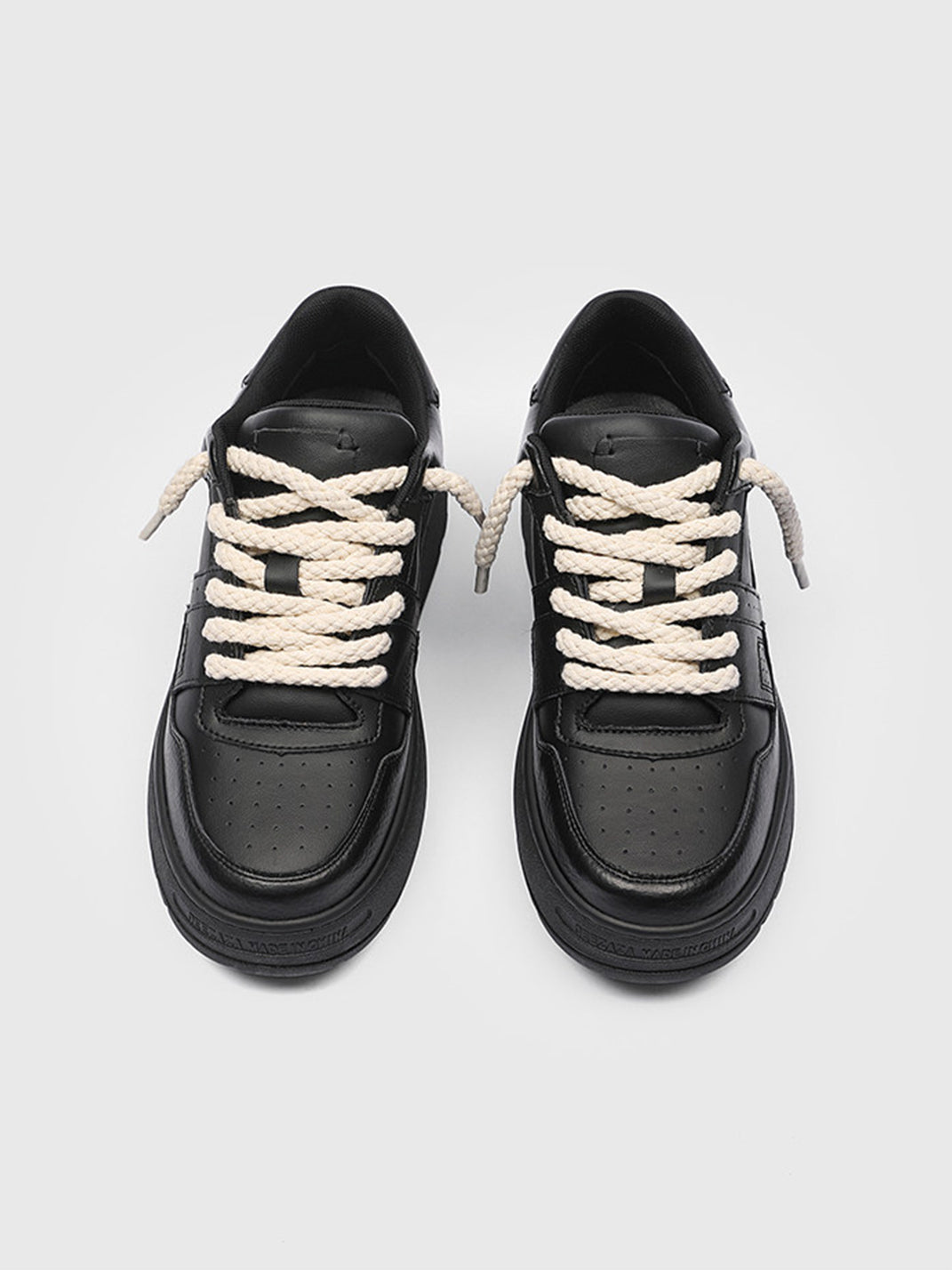 Rope Lace Chunky Platform Sneakers