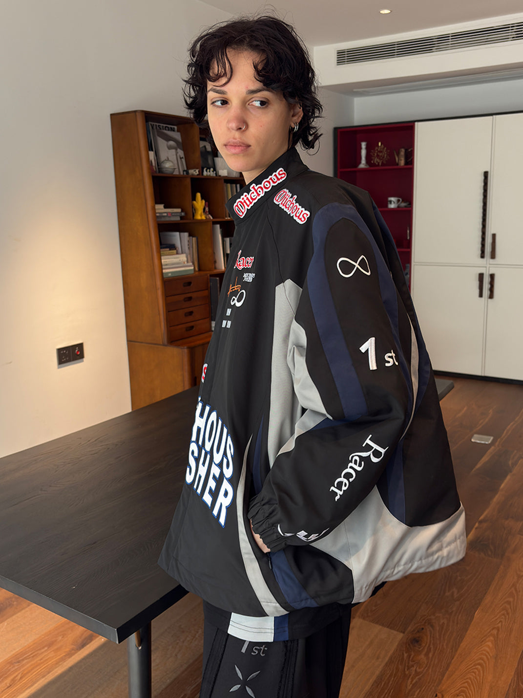 Racing Full-Embroidery Heated Padded Jacket
