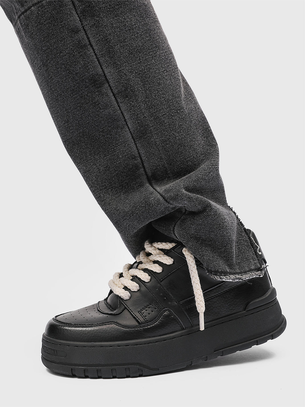 Rope Lace Chunky Platform Sneakers