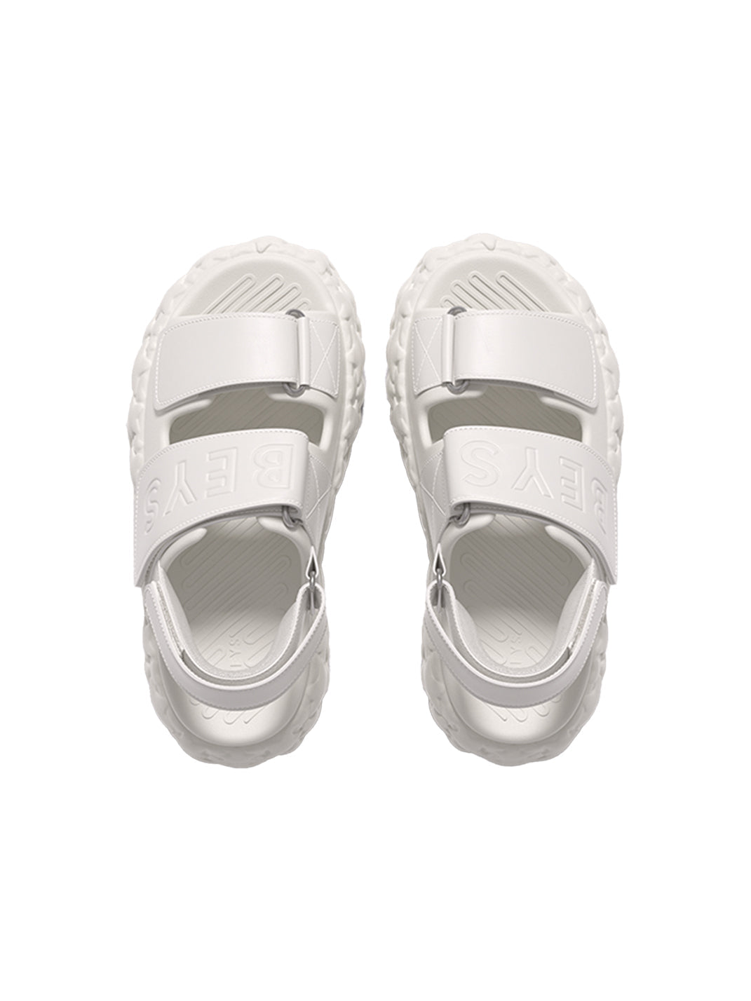 White Chunky Star Sandals