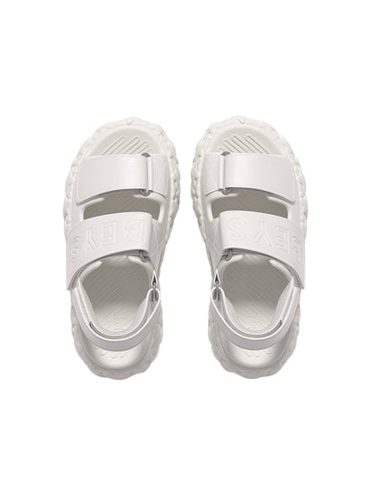 White Chunky Star Sandals
