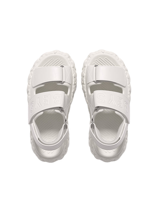 White Chunky Star Sandals