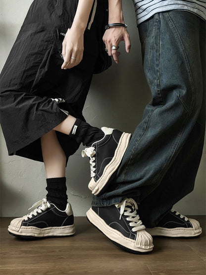 Sculpted Wave Platform Sneakers