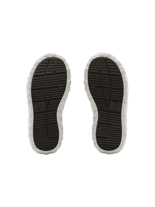 Black Lightweight Star Platform Sandals