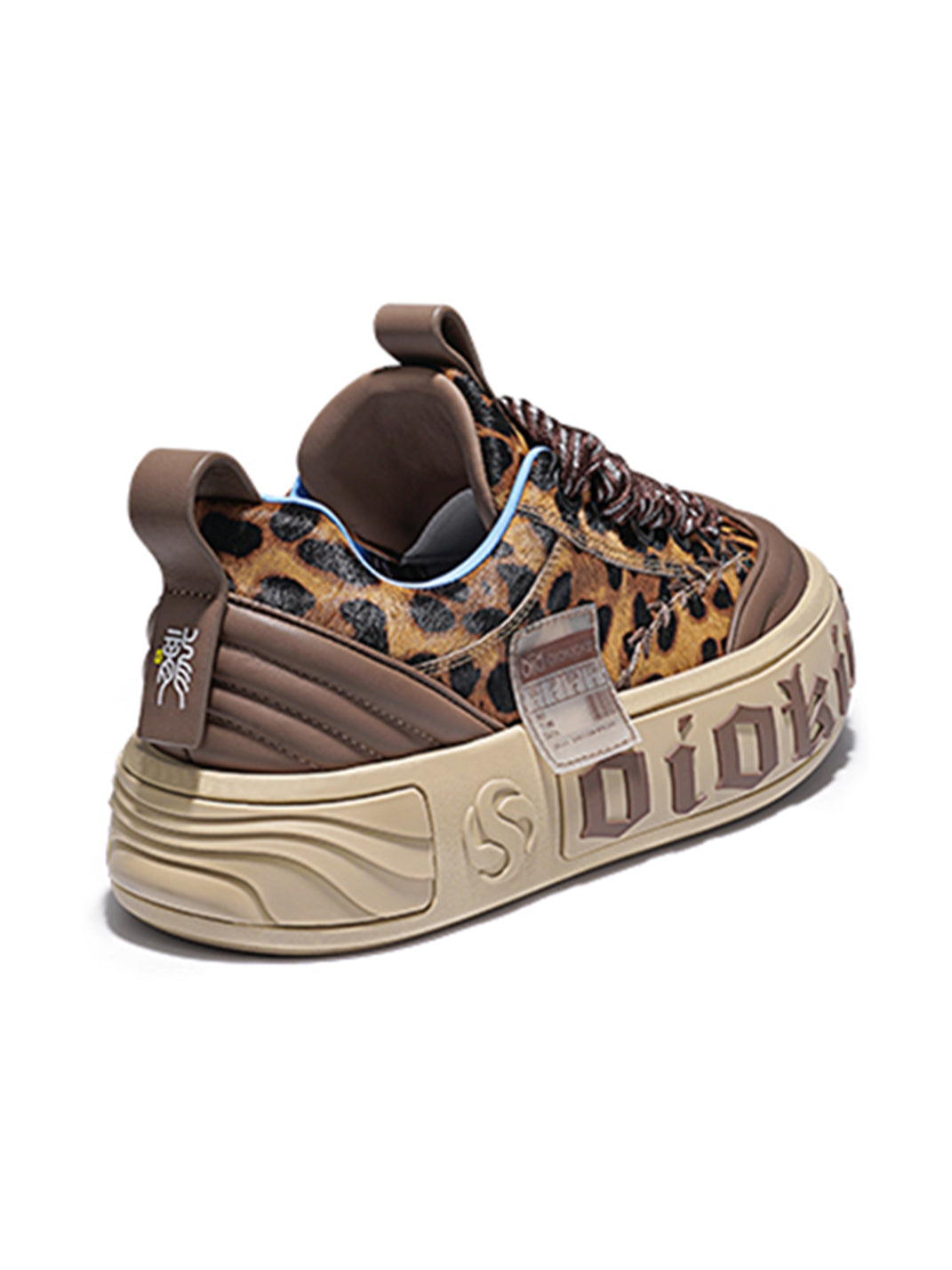 Leopard Animal-World Chunky Skate Sneakers