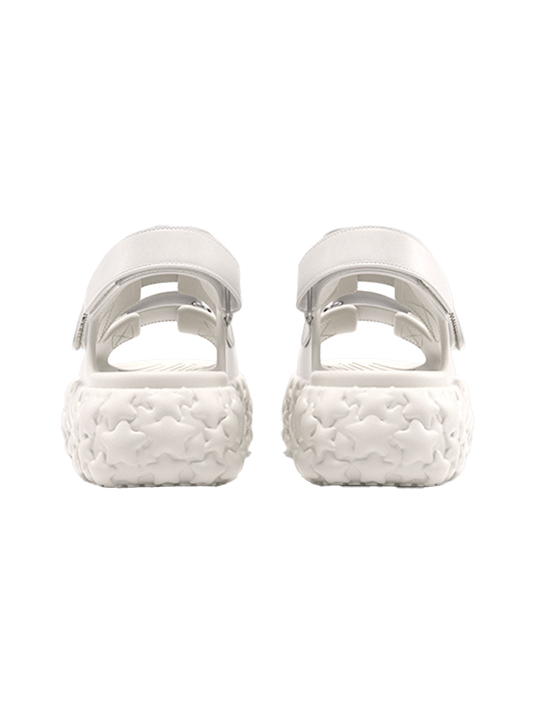 White Chunky Star Sandals