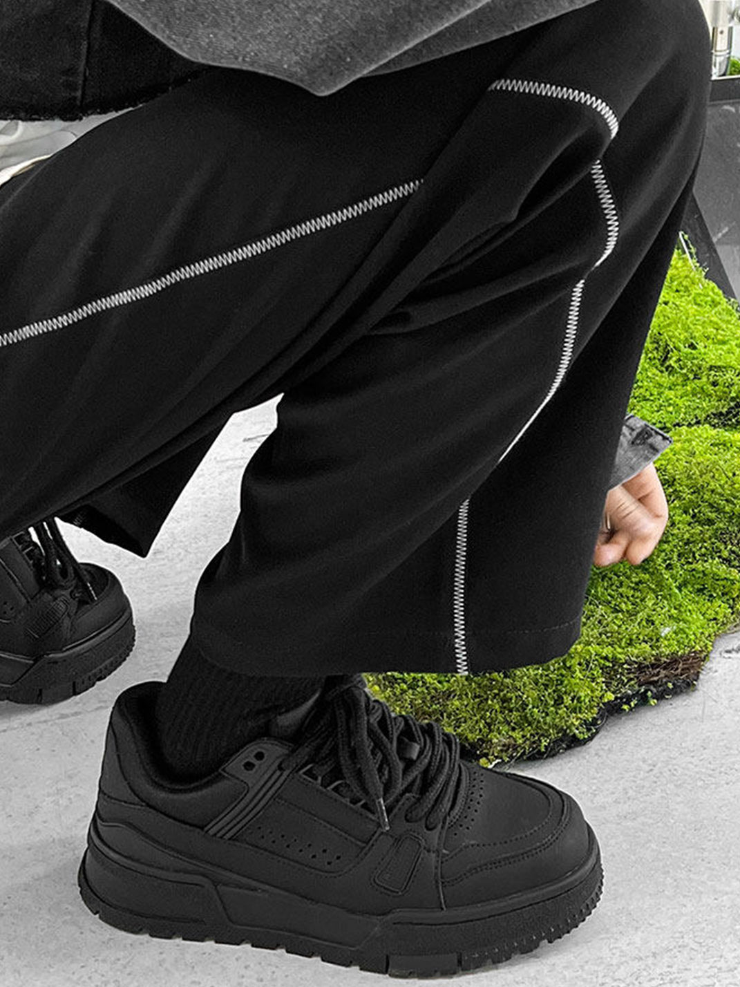 Minimal Chunky Platform Sneakers