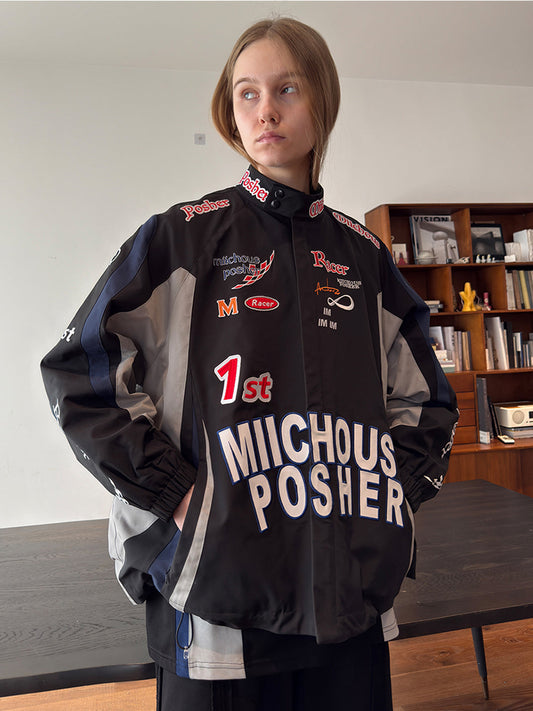 Racing Full-Embroidery Heated Padded Jacket