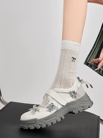 "Meadowlands" Hybrid Quick-Lace Velcro Ballet Trainer