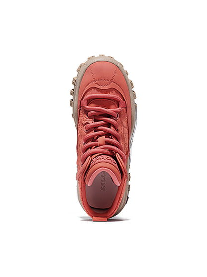 Black Trail Platform Outdoor Sneakers