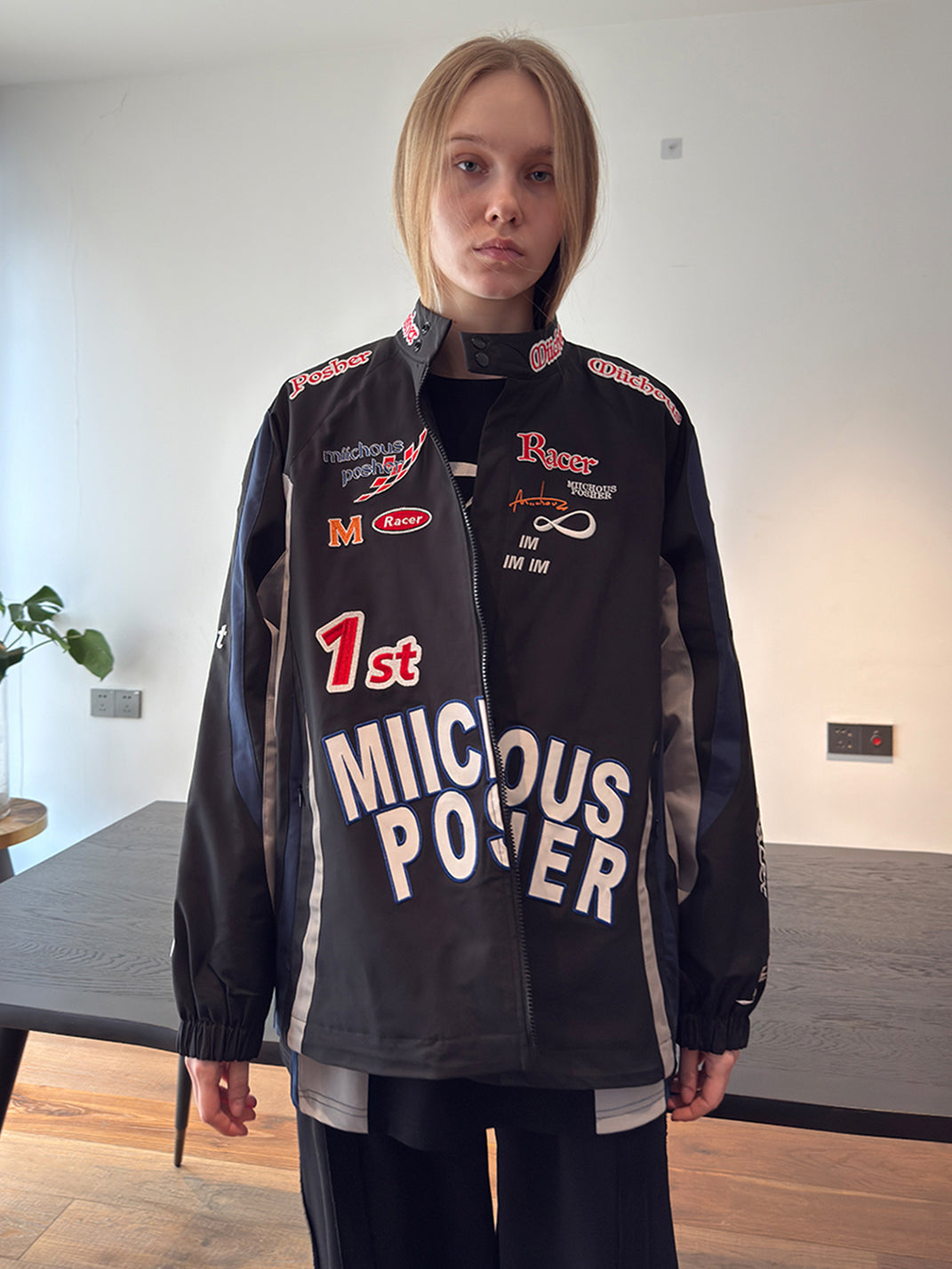 Racing Full-Embroidery Heated Padded Jacket