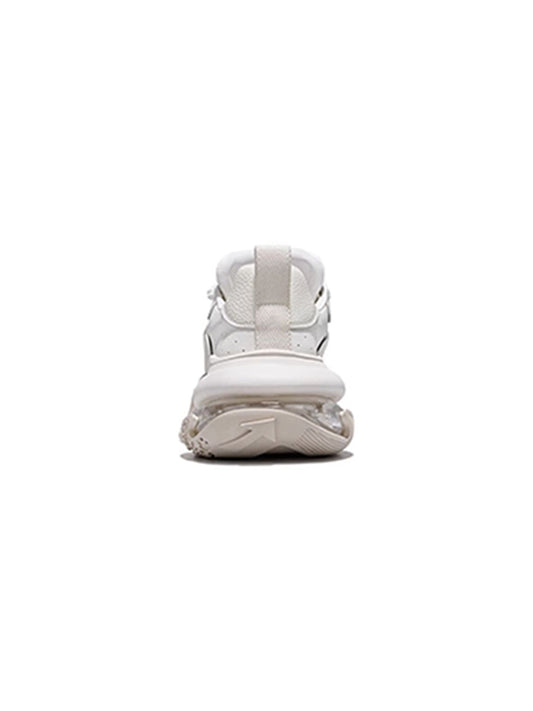 White Vortex Logo Platform Sneakers