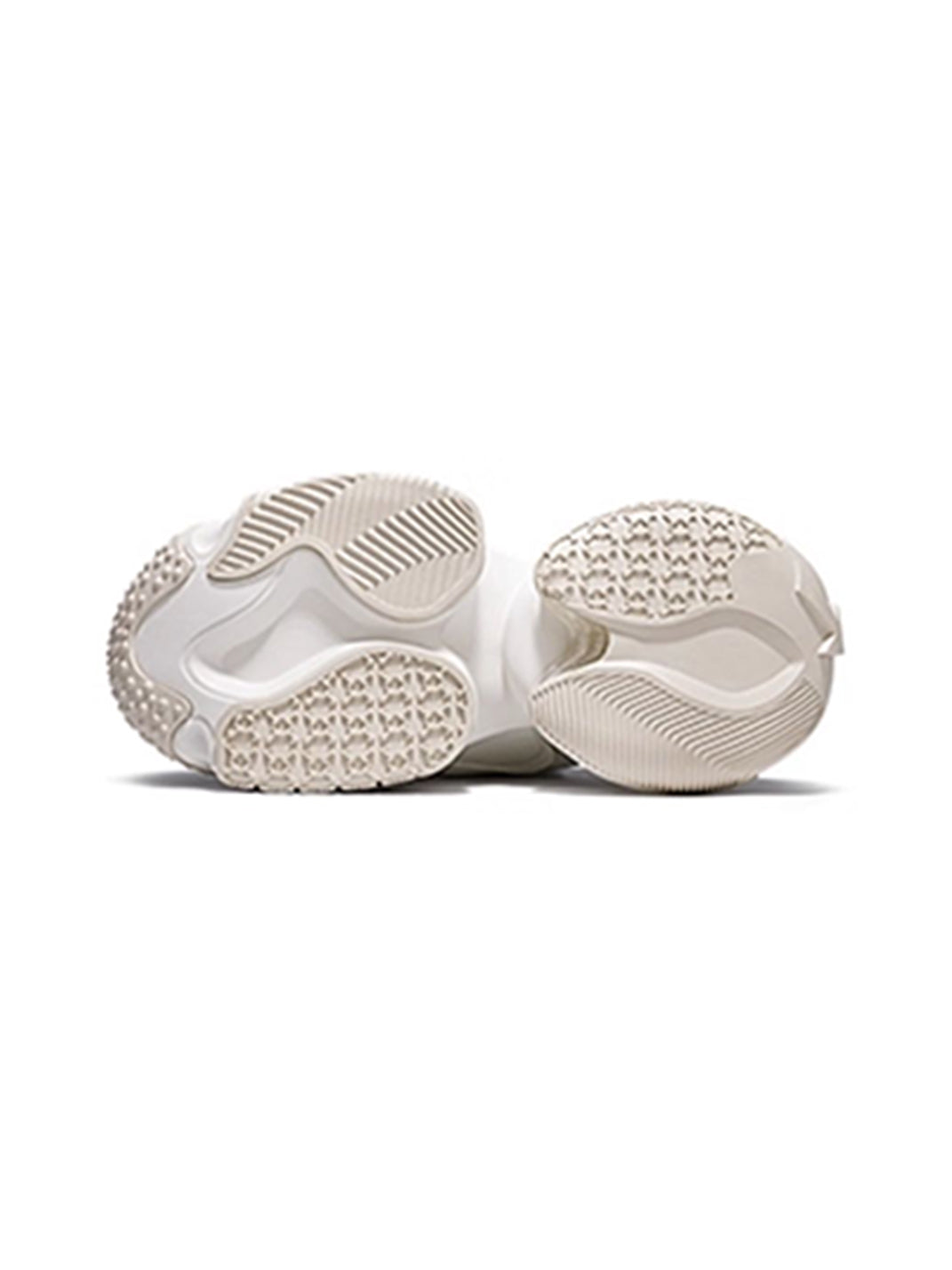 White Vortex Logo Platform Sneakers
