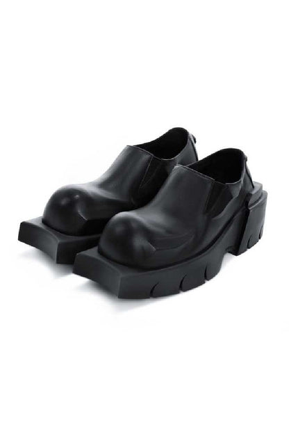 Chunky Devil Horn Derby Shoes