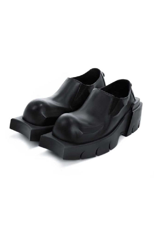 Chunky Devil Horn Derby Shoes