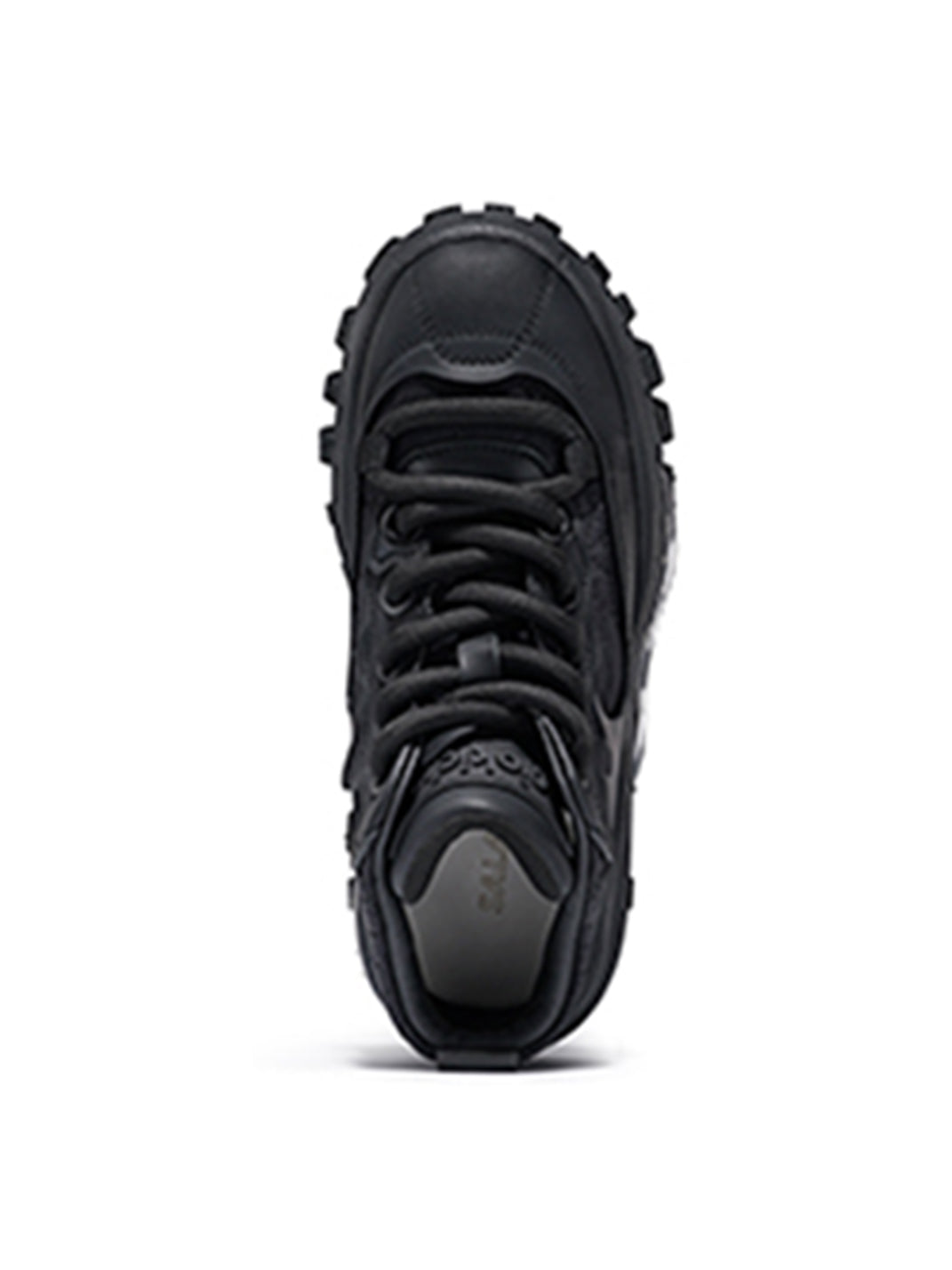 Black Trail Platform Outdoor Sneakers