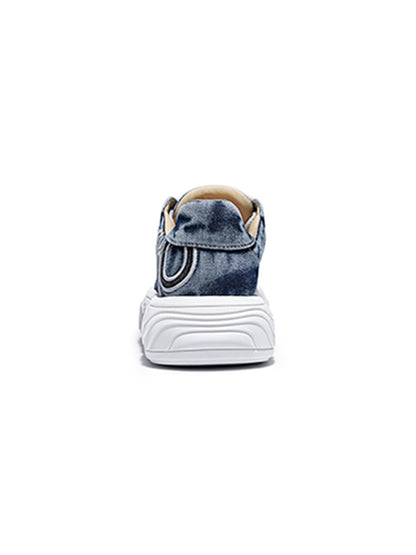 Ripped Denim OWL Skate Sneakers