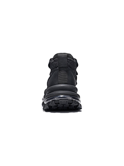 Black Trail Platform Outdoor Sneakers