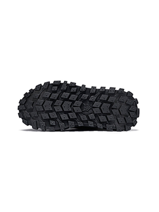 Black Trail Platform Outdoor Sneakers