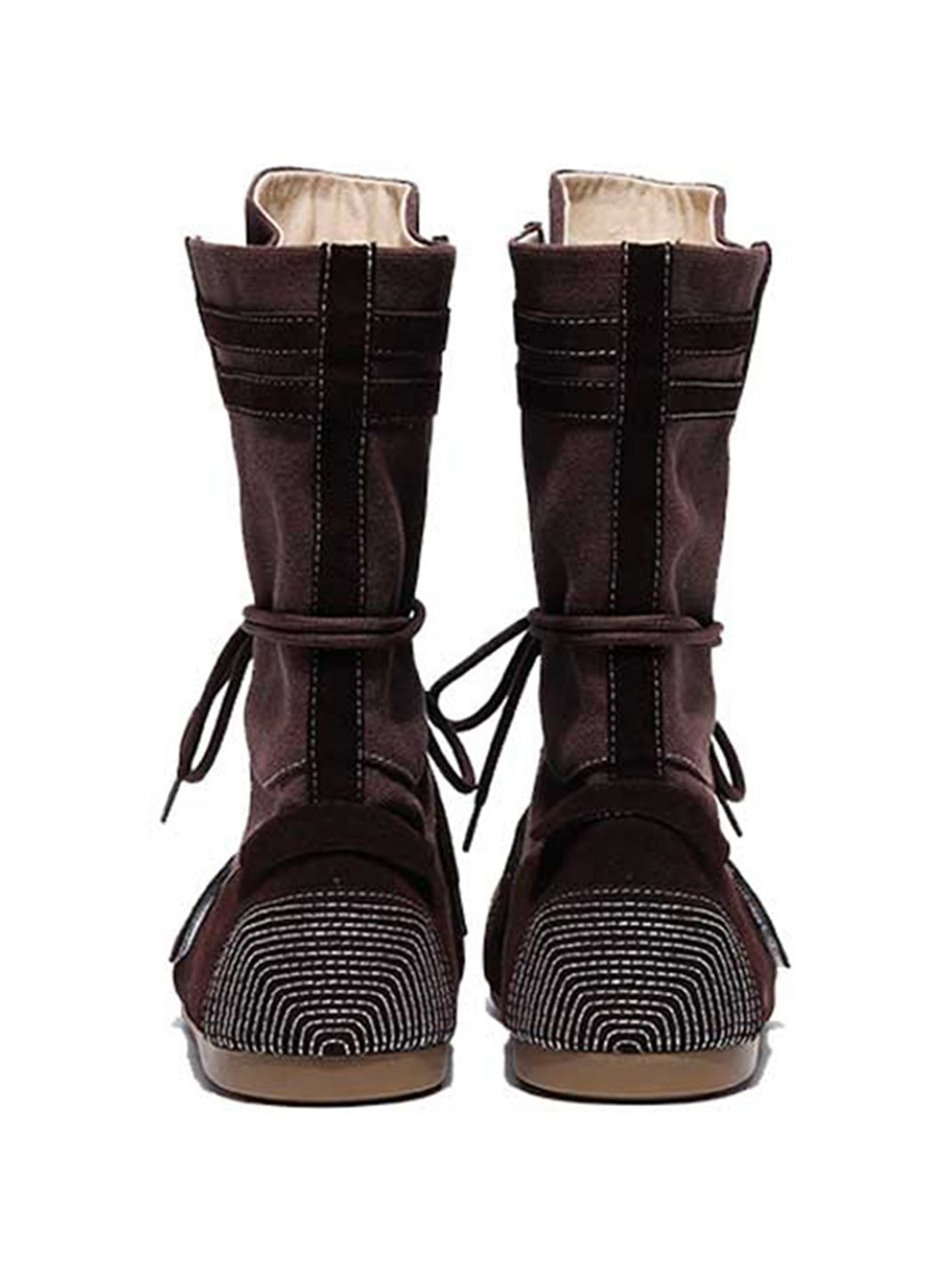 Black Knockout Pro Hybrid Velcro Boxing Trainer Boots