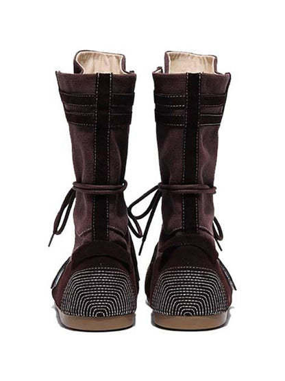 Black Knockout Pro Hybrid Velcro Boxing Trainer Boots
